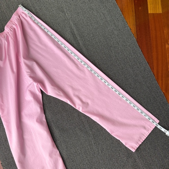 Matching Pajama Set Pastel Pink w/Blue Vintage Nite Mates - Picture 12 of 14